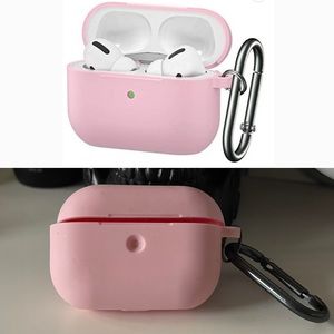 3/$15 AirPods Pro Case Soft Silicone Skin Cover Shock Absorbing with Keychain